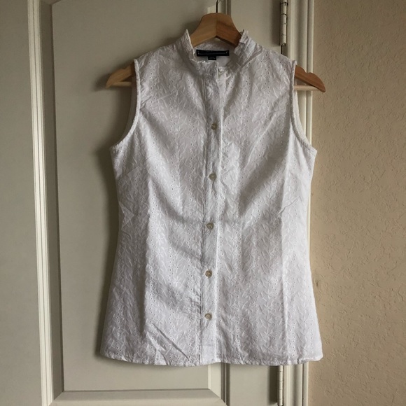 NWT Kiel James Patrick White Top XS - Picture 1 of 5